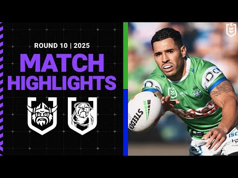 NRL Match Highlights 2025 | Raiders v Bulldogs | Round 10 img